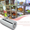 Home Door Locking Security Anti-theft T-shaped Safety Lock Core with 3 Keys A