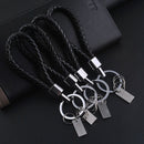 Fashion Men Leather Key Chain Ring Keyfob Car Keyring Keychain Creative Gift Gï¼D
