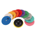 11Pcs Diamond Polishing Pads 4 Inch Grinder Disc for Granite Marble Concret