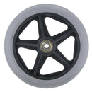 ABS Durable Wheelchair Front Castor Wheels Replacement Wheel Part 6inch Gray
