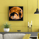 Full Round Drill Diamond Painting DIY Silhouette Giraffe Embroidery Picture