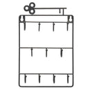 Iron Wall Mounted Hooks 11 Hangers Decorative Key Holder Coat Hat Rack Home