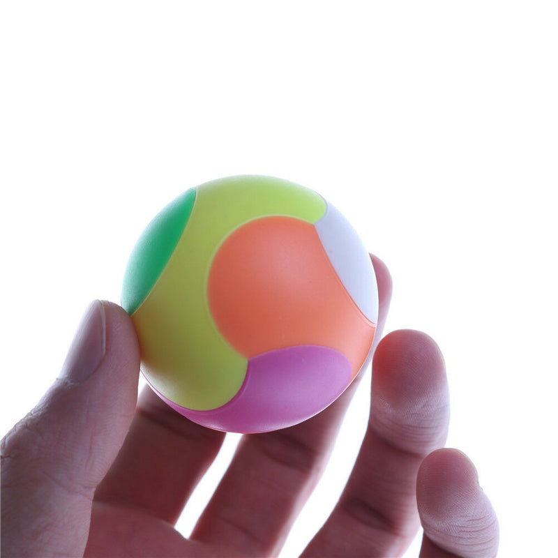 5CM Colorful PVC Luban Ball Kongming Lock Educational Toys For Kids`Developme TO