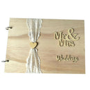 Guest Book Wooden Tree Personalised Guest Book Wood Wedding Decoration XKM