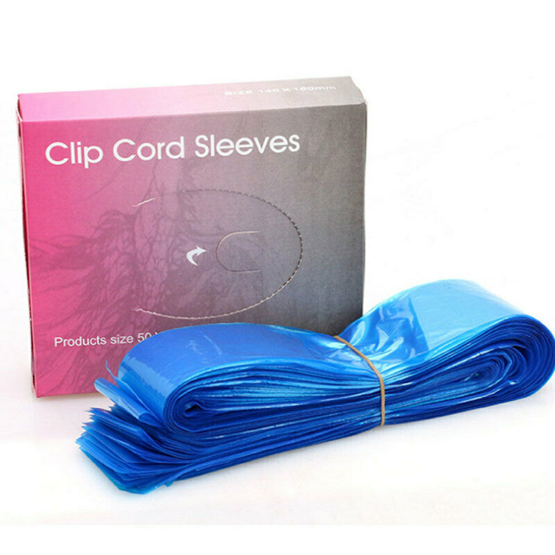 125Pcs Disposable Tattoo Clip Cord Sleeves Machine Cleaning Bag Hook Li CHU