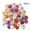 50pcs Wooden Chrysanthemums Sewing Buttons DIY Scrapbooking Clothes Decor