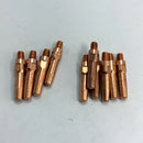 10pcs Gas Shielded Welding Fitting Conductive Tip for Welding Accs 8.8x0.9x40mm