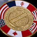Golden Normandie Arromanches Commemorative Challenge Coin Collection Souvenir^