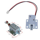 6V/12V DC Electric Solenoid Lock Tongue Upward Assembly for Door Cabinet Drawer