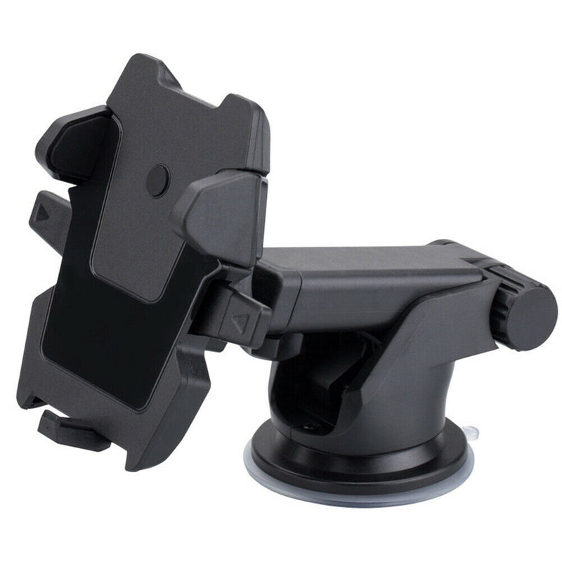 Suction Cup Retractable Car Phone Holder Interior Space Saving Universal Bracket