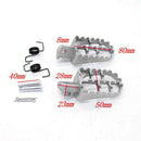 Motorcycle Foot Pegs Rests Pedal Replacement Kit for Yamaha PW50 PW80 Pit Bike