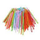 100pcs Plastic Sewing Needles Knitting Crochet Hooks Sweater Weaving Tools