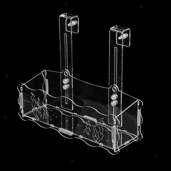 Acrylic Aquatic Plant Cup Pot Holder Aquarium Tank Live Plant Glass Pot Red