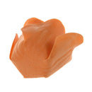 6 Pcs Rose Flower Scented Bath Soap Petals Orange w Heart Shape Box