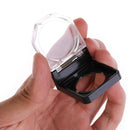 Black 22mm clear plastic push button switch guard protector FT