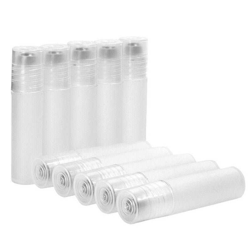 10pcs 5ml Empty Plastic Roll On Bottles Roller Ball Essential Oil Perfume A