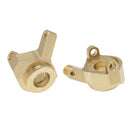 2 Pieces Brass Steering Knuckle Cups Set Upgrade Parts Fit for Axial SCX24 90081