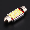 36mm 27SMD Double Pointed High Light Car 3014 LED Decoding Reading Light A