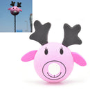 Cute Pink Elk Antenna Topper Eva Decorative Topper Balls for Cars Christmas .ES
