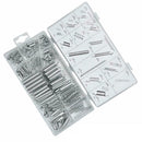 200pcs Zinc Plated Compression Extension Springs for Repairs Tension Spring