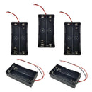 5 Pieces Battery Storage Case For 18650 Battery Holder With Wire Leads