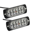 Amber 12LED Car Truck Emergency Beacon Warning Hazard Flash Strobe Light new.J,a
