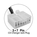 5+7Pin USB AUX Mp3 Player Adapter Car Digital Music Cd Changer Adapter for