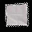 5Pack Men Women 100% Cotton White Handkerchiefs Comfy Hanky Party Hankies