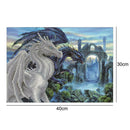 Dragon 5D Diamond Painting DIY Needlework Cross Stitch Set Rhinestone Art