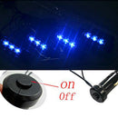 4x3 LED RGB Car Interior Atmosphere Footwell 12V Light Decor Cigarette Charger