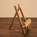 Bamboo Display Stand, Pure Solid Wood Easel Plate Display Photo Holder Stand