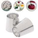 2Pcs Russian Pastry Tip Icing Piping Nozzles Large Nozzles Cupcake Baking T Hn