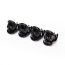 Fashion Women Girls 12pcs Black Plastic Mini Hairpin 6 Claws Hair Clip Clamp M&E