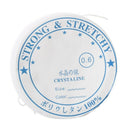 5X Rolls Transparent Elastic Rubber Thread 0.6mm DIY F8W4