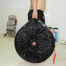 4Pcs Spare Tire Cover Case OxFord cloth Winter and Summer Car Tires Storage