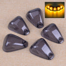 5x Cab Top Roof Smoked Lamps Light Lens Cover fit for Ford F250 F350 F450 F650