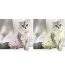 2Pcs Yellow Pink Pet Apparel  Recovery Suit for Cats Care Weaning