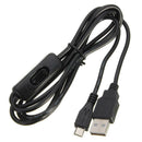 Raspberry 1.5m Micro USB Power Supply Charging Cable with ON/OFF Switch