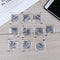 10pcs Phone Tempered Glass White Edge Eliminate Liquid with BrushA3C
