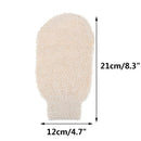 1XBath Gloves Exfoliating Wash Foam Massage Scrubber Hemp Cleaning Towel Spon zq