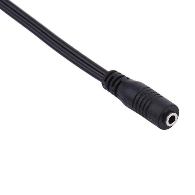 3.5mm Stereo Female Jack To 2 RCA Male Plug Adapter Headphone Y Audio Cable