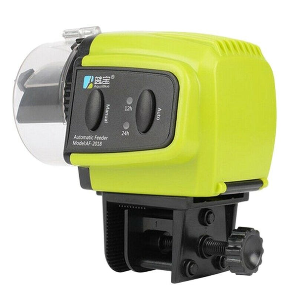 Automatic Aquarium Fish Feeder Lcd Fish Tank Digital Timing Food Feeding De A1Z3