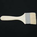 Paint Brown wide wood handle brush A2U4