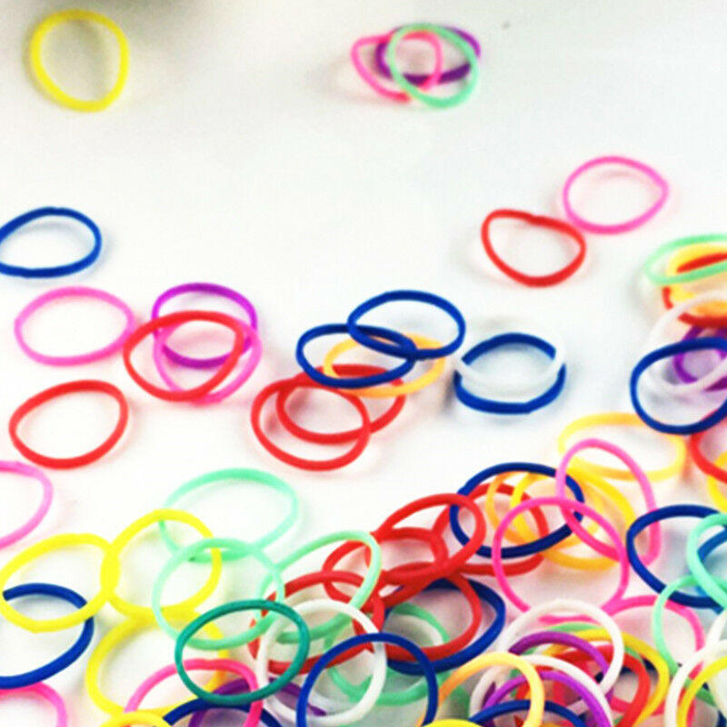 1 bag Lots Rubber Band Pet Hair Dog Grooming Bow Colorful for Pet Beauty  Dcql