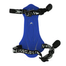 Shooting Archery Rubber Arm Guard Safety Protection with 2 Straps - Blue
