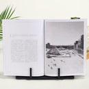 Portable Steel Book Reading Desk Stand Adjustable Book Black Document Holde W5C5