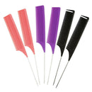 6x Fine One-way Weave Highlighting Foiling Hair Comb Highlight Styling Combs