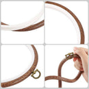 4 Pieces Embroidery Hoops Cross Stitch Hoop Imitate Wood Embroidery Circle