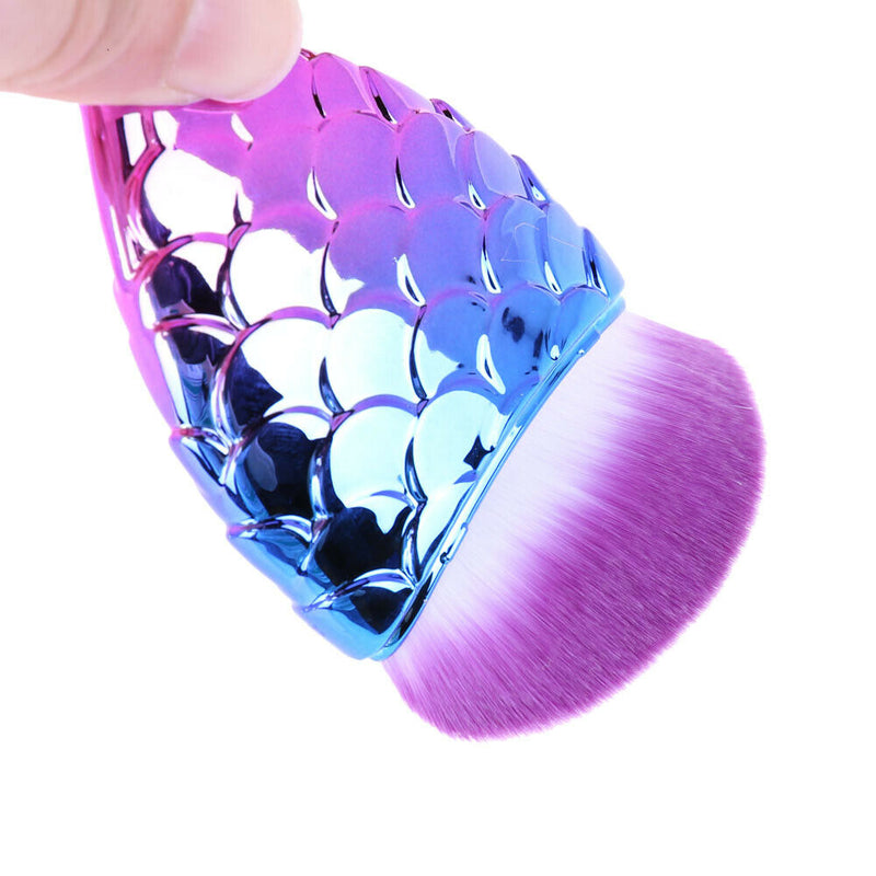 1pc Fish Shaped Large Makeup Powder Blush Contour Blending Brush(08)