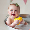 4PCS Baby Bathing Developmental Toys Water Floating Squeaky Rubber Ducks